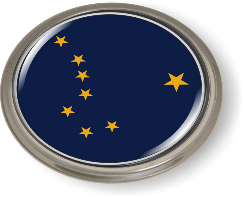 Alaska - State Flag Emblem Alaska - State Flag Emblem